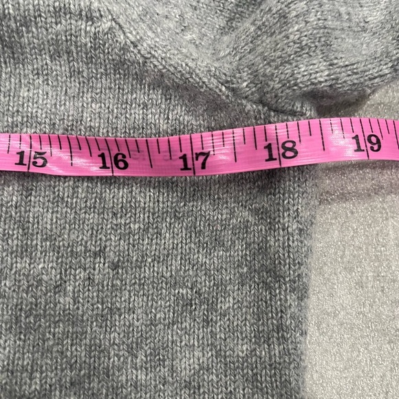 [S]Theory Heather Gray Cowl Neck Cashmere Sweater EUC - Picture 8 of 10